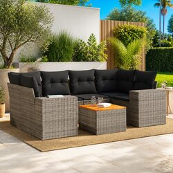 Enhance Your Outdoors with the 7 Piece Modular Sofa Set
