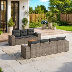 Transform Your Outdoor Space with this 8-Piece Sofa Set