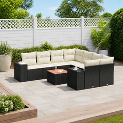 Enhance Your Outdoor Space with 9 Piece Garden Sofa Set