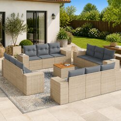 Elevate Your Patio with This 13 Piece Sofa Set