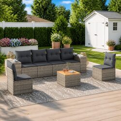 Transform Your Outdoor Space with a 7 Piece Sofa Set