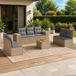 Transform Your Patio with This 8-Piece Outdoor Sofa Set