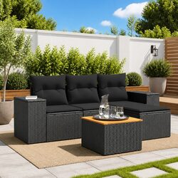 Enhance Your Patio with This Stylish Garden Sofa Set