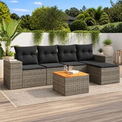 Enhance Your Outdoor Space with a 6 Piece Garden Sofa Set