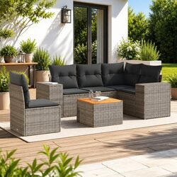 Enhance Your Outdoor Space with a 6 Piece Garden Sofa Set