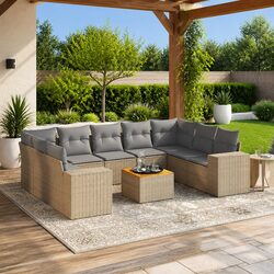 Elevate Your Outdoor Space with 10 Piece Sofa Set