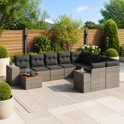 Enhance Your Outdoor Living with This 10-Piece Sofa Set