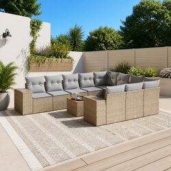 Transform Your Outdoor Space with a 11-Piece Garden Sofa Set