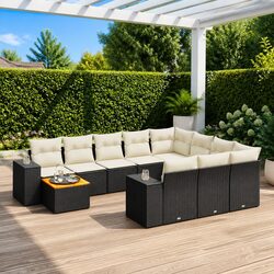 Transform Your Patio with 11 Piece Garden Sofa Set