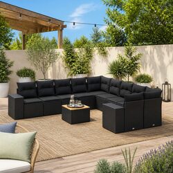 Transform Your Outdoor Space with 11 Piece Sofa Set
