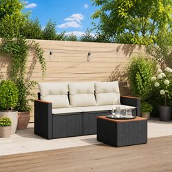 Enhance Your Outdoor Space with a 4 Piece Garden Sofa Set
