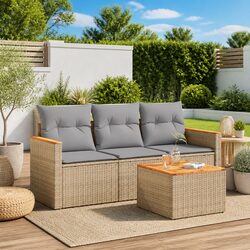Enhance Your Patio with a 4 Piece Garden Sofa Set