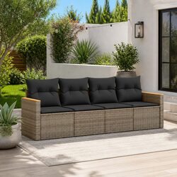 Elevate Your Outdoor Space with 4 Piece Garden Sofa Set