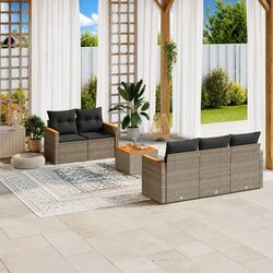 Enhance Your Outdoor Space with a Modular 6-Piece Sofa Set