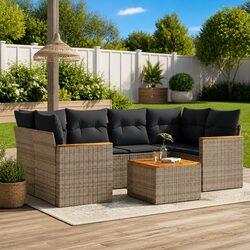 Transform Your Outdoor Space with 7 Piece Sofa Set