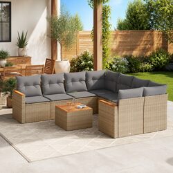 Transform Your Outdoor Space with This 9 Piece Sofa Set