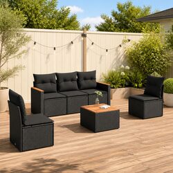 Enhance Your Outdoor Space with This 6 Piece Sofa Set