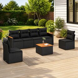 Enhance Your Outdoors with 7 Piece Garden Sofa Set