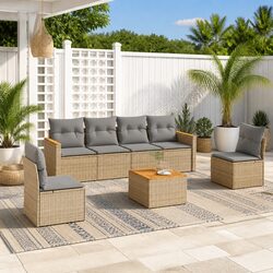 Transform Your Outdoor Space with 7-Piece Sofa Set