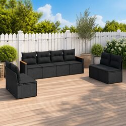 Enhance Your Outdoor Oasis with This 8-Piece Sofa Set