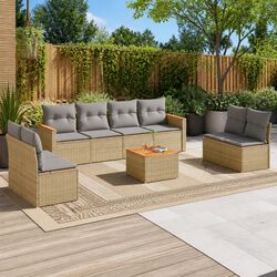 Enhance Your Outdoor Space with a 9 Piece Sofa Set