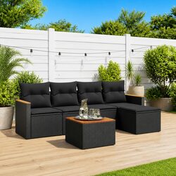 Enhance Your Outdoor Space with 6-Piece Garden Sofa Set