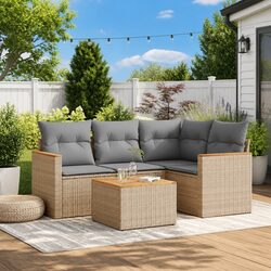 Outdoor 5-Piece Sofa Set for Relaxation in Style
