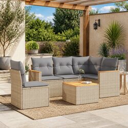 Transform Your Outdoor Space with This 6-Piece Sofa Set
