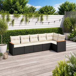Enhance Your Outdoor Space with a 6-Piece Garden Sofa Set