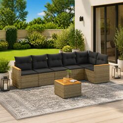 Enhance Your Outdoors with 7 Piece Garden Sofa Set
