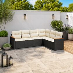 Comfort-Enhancing 6-Piece Outdoor Garden Sofa Set