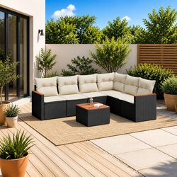 Elevate Your Outdoor Experience with 7 Piece Sofa Set