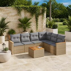 Transform Your Outdoor Area with This 7-Piece Sofa Set