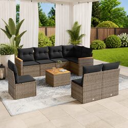Enhance Your Outdoor Space with a 9 Piece Garden Sofa Set