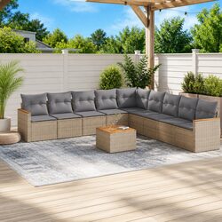 Enhance Your Outdoor Space with This 10 Piece Sofa Set