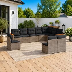 Transform Your Outdoor Space with a 10-Piece Sofa Set