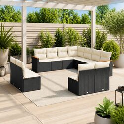 Enhance Your Outdoors with 11-Piece Garden Sofa Set