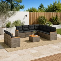 Transform Your Outdoor Space with a 10-Piece Sofa Set