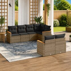 Enhance Your Outdoor Space with 7 Piece Garden Sofa Set
