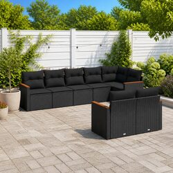 Transform Your Outdoor Space with Black Modular Sofa Set
