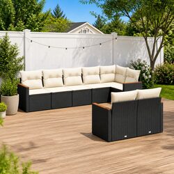 Elevate Your Outdoor Experience with This 8-Piece Sofa Set