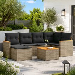 Transform Your Outdoor Space with This 7 Piece Sofa Set