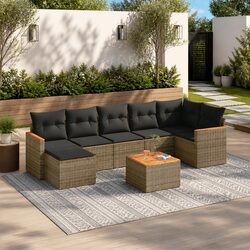 Transform Your Outdoor Space with 8-Piece Sofa Set