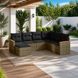 Upgrade Your Outdoor Living with 7 Piece Sofa Set