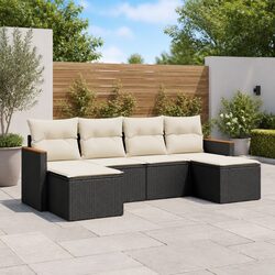 Enhance Your Outdoor Space with a 6-Piece Garden Sofa Set