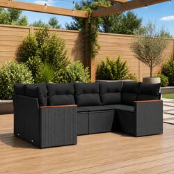 Transform Your Outdoor Space with This 6-Piece Sofa Set