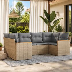 Enhance Your Outdoor Space with a 6 Piece Sofa Set