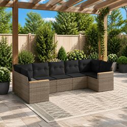 Enhance Your Outdoor Experience with this 7-Piece Sofa Set