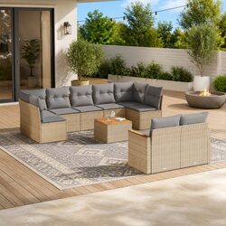 Transform Your Outdoor Living with 10 Piece Sofa Set