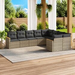Transform Your Outdoor Space with This 9-Piece Sofa Set